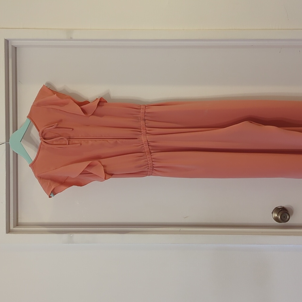 Aritzia Wilfred Jumpsuit With Flutter Sleeves M P… - image 5